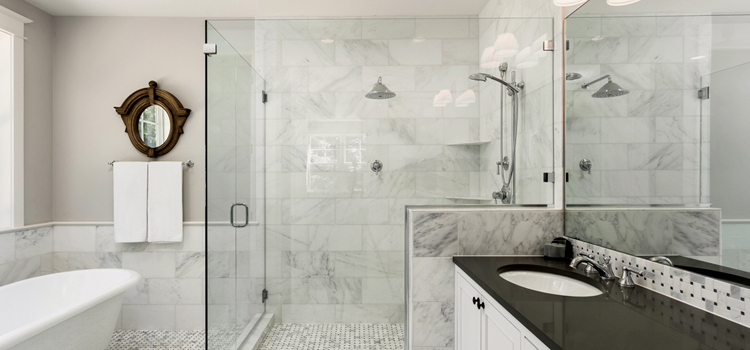 bathroom shower door installation in Bradenton