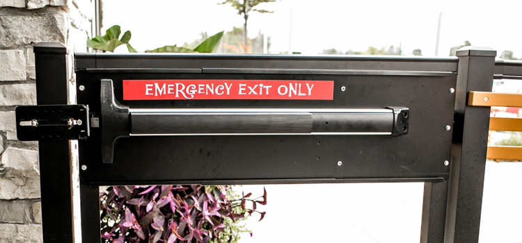 emergency push bar installation in Bradenton